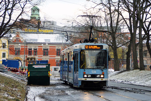 Oslo Trams - Photo: © Ian Boyle 10th December 2012- www.simplompc.co.uk - Simplon Postcards