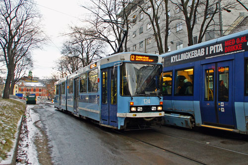 Oslo Trams - Photo: © Ian Boyle 10th December 2012- www.simplompc.co.uk - Simplon Postcards