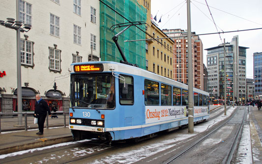 Oslo Trams - Photo: © Ian Boyle 10th December 2012- www.simplompc.co.uk - Simplon Postcards