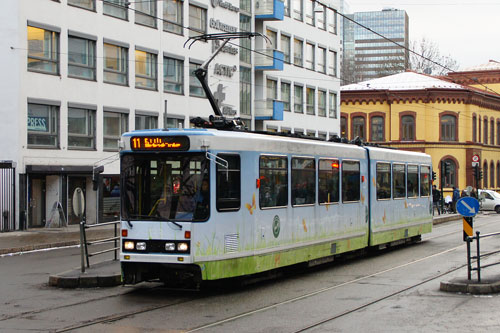 Oslo Trams - Photo: © Ian Boyle 10th December 2012- www.simplompc.co.uk - Simplon Postcards