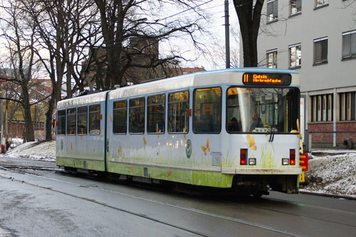 Oslo Trams - Photo: © Ian Boyle 10th December 2012- www.simplompc.co.uk - Simplon Postcards