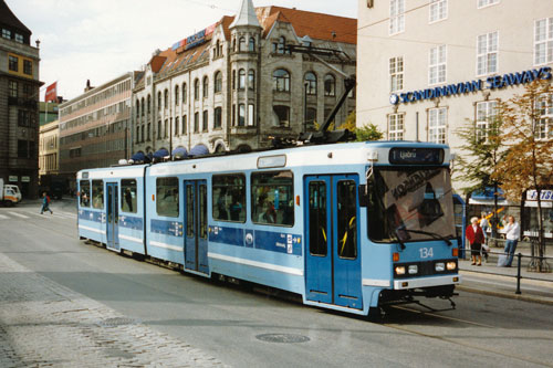 Oslo Trams - Photo: ©1993 Ian Boyle - www.simplompc.co.uk - Simplon Postcards