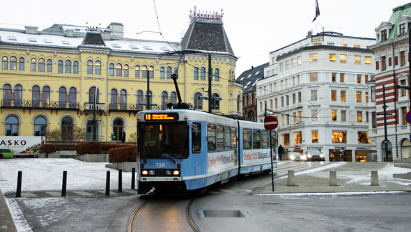 Oslo Trams - Photo: © Ian Boyle 10th December 2012 - www.simplompc.co.uk - Simplon Postcards