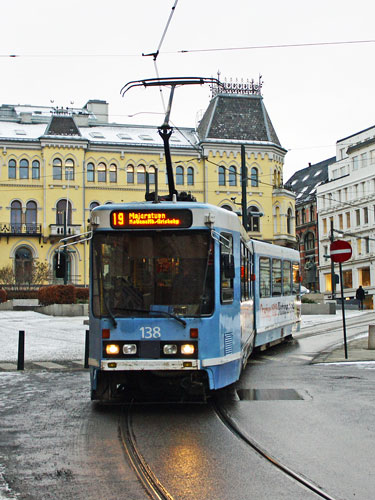 Oslo Trams - Photo: © Ian Boyle 10th December 2012 - www.simplompc.co.uk - Simplon Postcards