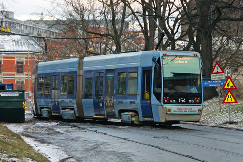 Oslo Trams - Photo: © Ian Boyle 10th December 2012- www.simplompc.co.uk - Simplon Postcards