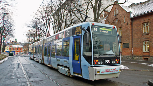 Oslo Trams - Photo: © Ian Boyle 10th December 2012- www.simplompc.co.uk - Simplon Postcards