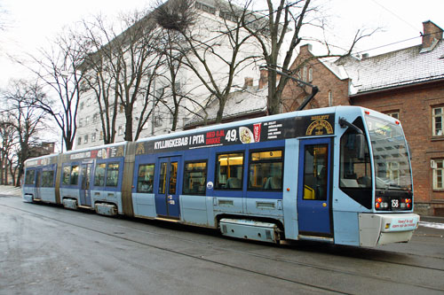 Oslo Trams - Photo: © Ian Boyle 10th December 2012- www.simplompc.co.uk - Simplon Postcards