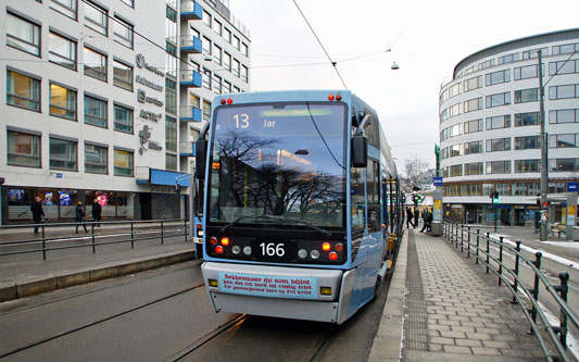 Oslo Trams - Photo: © Ian Boyle 10th December 2012- www.simplompc.co.uk - Simplon Postcards