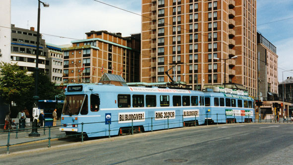 Oslo Trams - Photo: ©1993 Ian Boyle - www.simplompc.co.uk - Simplon Postcards