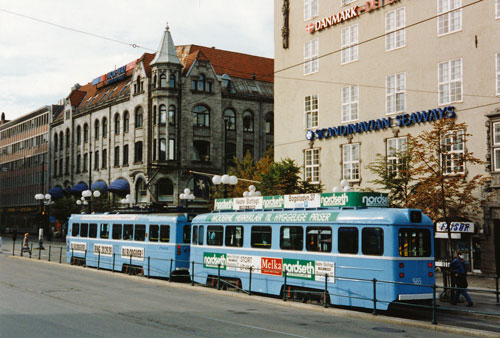 Oslo Trams - Photo: ©1993 Ian Boyle - www.simplompc.co.uk - Simplon Postcards