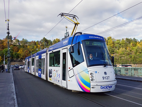 Prague Trams - Skoda 14T - www.simplonpc.co.uk