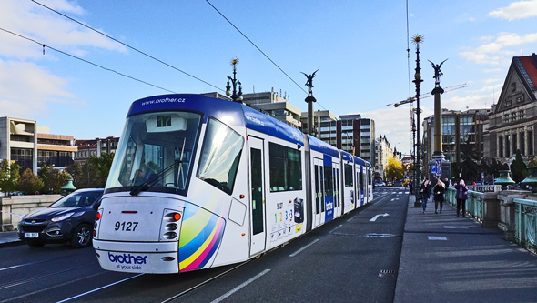 Prague Trams - Skoda 14T - www.simplonpc.co.uk