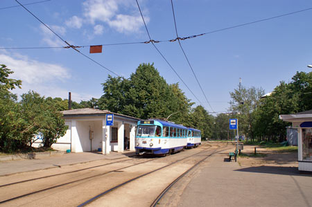 Riga Trams - Photo: © Ian Boyle, August 13th 2007 - Simplon Postcards - www.simplonpc.co.uk