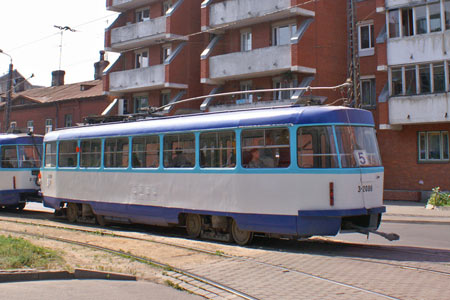 Riga Trams - Photo: © Ian Boyle, August 13th 2007 - Simplon Postcards - www.simplonpc.co.uk