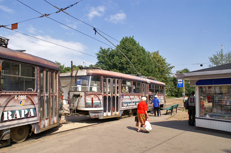 Riga Trams - Photo: © Ian Boyle, August 13th 2007 - Simplon Postcards - www.simplonpc.co.uk