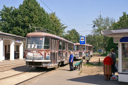 Riga Trams - Photo: © Ian Boyle, August 13th 2007 - Simplon Postcards - www.simplonpc.co.uk