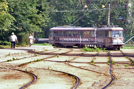 Riga Trams - Photo: © Ian Boyle, August 13th 2007 - Simplon Postcards - www.simplonpc.co.uk