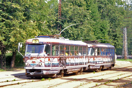 Riga Trams - Photo: © Ian Boyle, August 13th 2007 - Simplon Postcards - www.simplonpc.co.uk