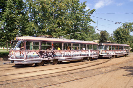 Riga Trams - Photo: © Ian Boyle, August 13th 2007 - Simplon Postcards - www.simplonpc.co.uk