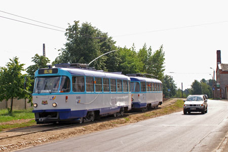 Riga Trams - Photo: © Ian Boyle, August 13th 2007 - Simplon Postcards - www.simplonpc.co.uk