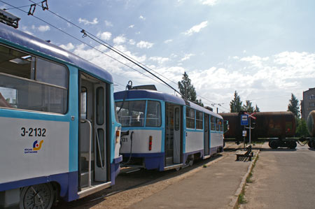 Riga Trams - Photo: © Ian Boyle, August 13th 2007 - Simplon Postcards - www.simplonpc.co.uk