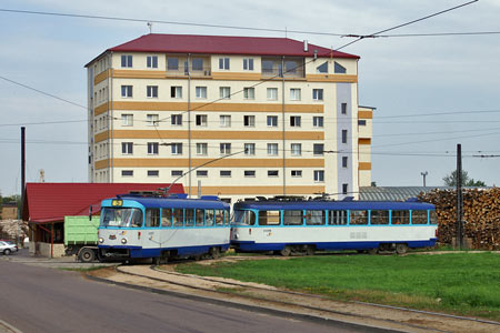 Riga Trams - Photo: © Ian Boyle, August 13th 2007 - Simplon Postcards - www.simplonpc.co.uk