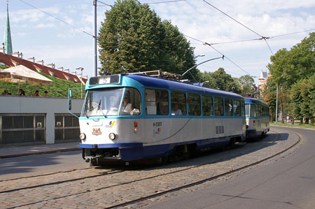 Riga Trams - Photo: © Ian Boyle, August 13th 2007 - Simplon Postcards - www.simplonpc.co.uk