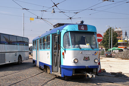 Riga Trams - Photo: © Ian Boyle, August 13th 2007 - Simplon Postcards - www.simplonpc.co.uk