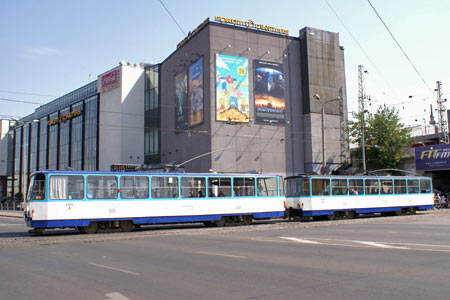 Riga Trams - Photo: © Ian Boyle, August 13th 2007 - Simplon Postcards - www.simplonpc.co.uk