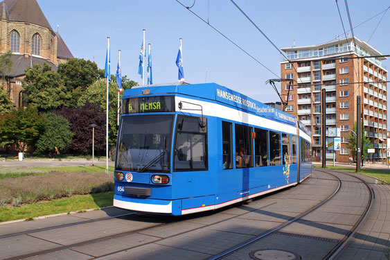 ROSTOCK TRAMS - Photo: ©2007 Jan Boyle - www.simplompc.co.uk - Simplon Postcards