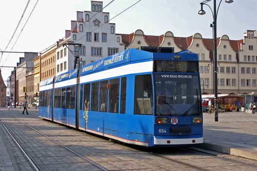 ROSTOCK TRAMS - Photo: ©2007 Jan Boyle - www.simplompc.co.uk - Simplon Postcards