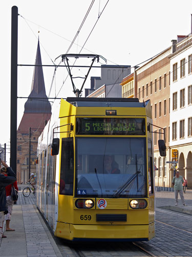 ROSTOCK TRAMS - Photo: ©2007 Jan Boyle - www.simplompc.co.uk - Simplon Postcards