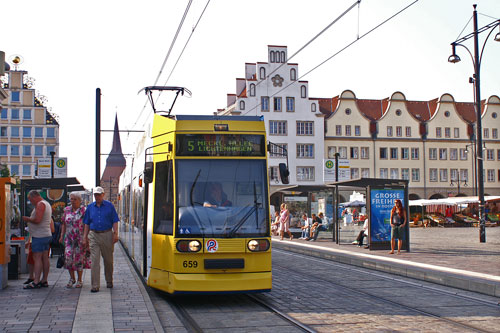 ROSTOCK TRAMS - Photo: ©2007 Jan Boyle - www.simplompc.co.uk - Simplon Postcards