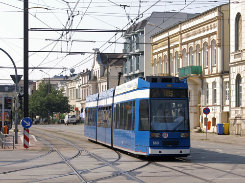 ROSTOCK TRAMS - Photo: ©2007 Jan Boyle - www.simplompc.co.uk - Simplon Postcards