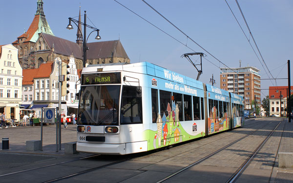 ROSTOCK TRAMS - Photo: ©2007 Jan Boyle - www.simplompc.co.uk - Simplon Postcards