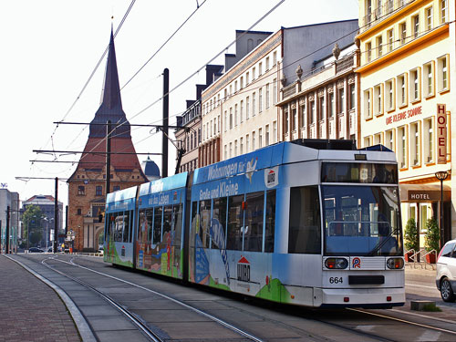 ROSTOCK TRAMS - Photo: ©2007 Jan Boyle - www.simplompc.co.uk - Simplon Postcards