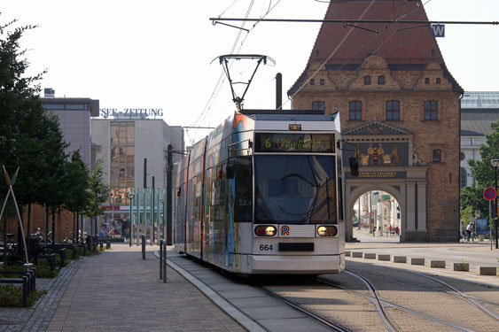 ROSTOCK TRAMS - Photo: ©2007 Jan Boyle - www.simplompc.co.uk - Simplon Postcards