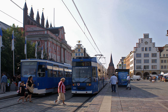 ROSTOCK TRAMS - Photo: ©2007 Jan Boyle - www.simplompc.co.uk - Simplon Postcards