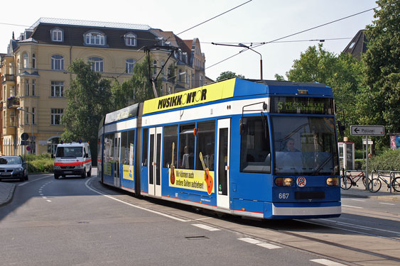 ROSTOCK TRAMS - Photo: ©2007 Jan Boyle - www.simplompc.co.uk - Simplon Postcards