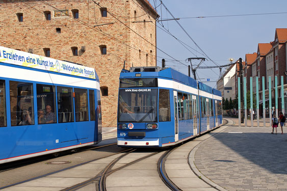 ROSTOCK TRAMS - Photo: ©2007 Jan Boyle - www.simplompc.co.uk - Simplon Postcards