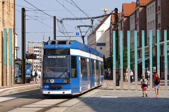 ROSTOCK TRAMS - Photo: ©2007 Jan Boyle - www.simplompc.co.uk - Simplon Postcards