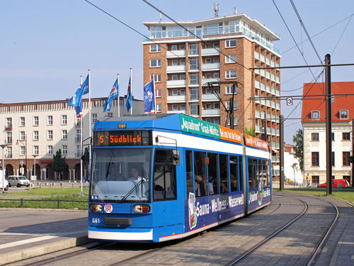 ROSTOCK TRAMS - Photo: ©2007 Jan Boyle - www.simplompc.co.uk - Simplon Postcards