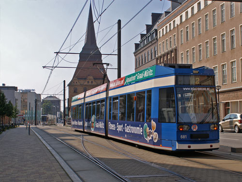 ROSTOCK TRAMS - Photo: ©2007 Jan Boyle - www.simplompc.co.uk - Simplon Postcards