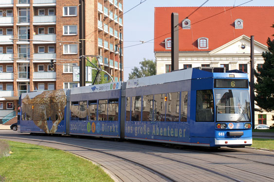 ROSTOCK TRAMS - Photo: ©2007 Jan Boyle - www.simplompc.co.uk - Simplon Postcards