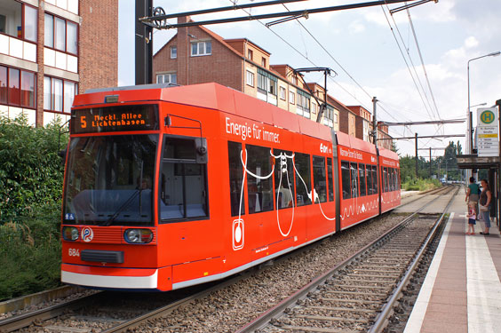 ROSTOCK TRAMS - Photo: ©2007 Jan Boyle - www.simplompc.co.uk - Simplon Postcards