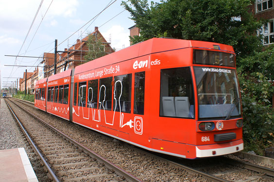 ROSTOCK TRAMS - Photo: ©2007 Jan Boyle - www.simplompc.co.uk - Simplon Postcards