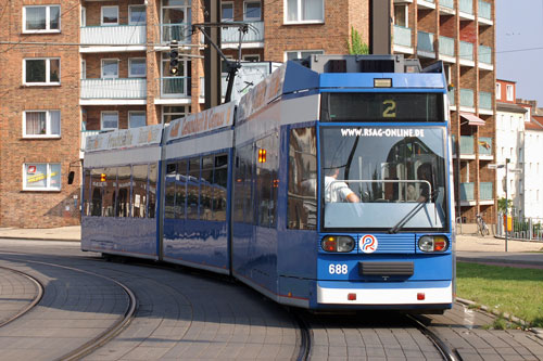 ROSTOCK TRAMS - Photo: ©2007 Jan Boyle - www.simplompc.co.uk - Simplon Postcards