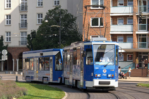 ROSTOCK TRAMS - Photo: ©2007 Jan Boyle - www.simplompc.co.uk - Simplon Postcards