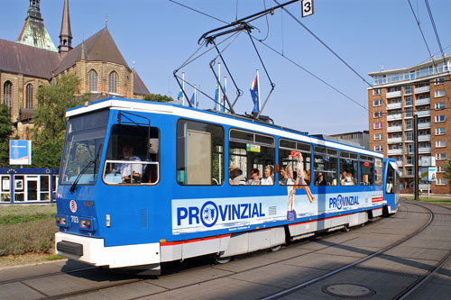 ROSTOCK TRAMS - Photo: ©2007 Jan Boyle - www.simplompc.co.uk - Simplon Postcards