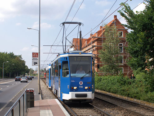 ROSTOCK TRAMS - Photo: ©2007 Jan Boyle - www.simplompc.co.uk - Simplon Postcards